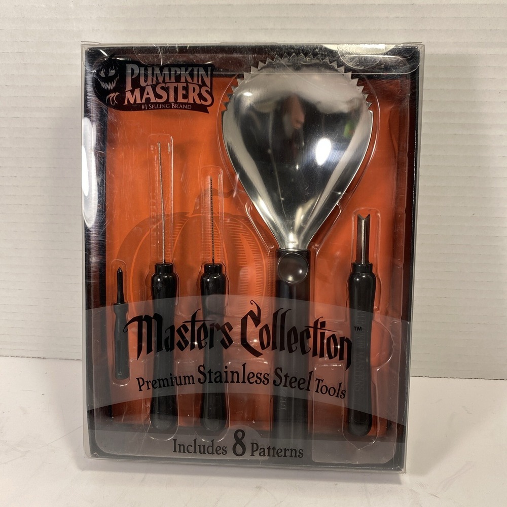 Pumpkin Masters Carving Set Tools 8 Piece Jack O Lantern PM-22-022 Halloween NIP